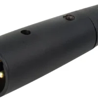 Switchcraft A3MBAU 3-Pin XLR Male Cable End - Black Shell - Gold Pins