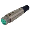 Switchcraft A6F 6 Pin Female XLR Cable Connector -Neutrik shop A6F