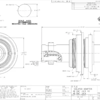 Amphenol APH-HD-ISO-HD Adapter HD-BNC Jack To HD-BNC Jack - Isolated Bulkhead - 75 Ohm -Neutrik shop AMPH APHHDISOHD 1