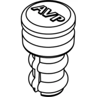 AVP DC-BBK10 Dust Plug - Fits Bantam Audio Jacks - Package Of 10