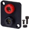AVP UMB2-M Maxxum Banana Jacks (2) Adapter Plate(s) And/or Hardware MIS Color-Code -Neutrik shop AVP UMB2 M