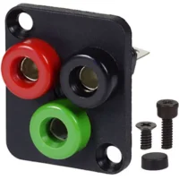 AVP UMB3-M Maxxum Banana Jack Triad (3) Adapter Plate(s) And/or Hardware MIS Color-Code