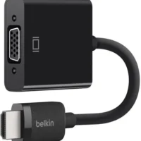 Belkin AV10170BT Portable HDMI To VGA Adapter With Micro-USB Power For Laptop/Smartphone/Tablet
