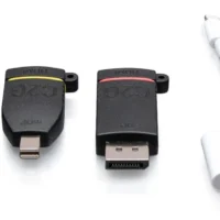 C2G 29890 Retractable Universal Mount 4K HDMI Adapter Ring W/ Mini DisplayPort/DisplayPort/USB-C/Lightning -Neutrik shop C2G 29890 1