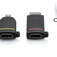 C2G 29890 Retractable Universal Mount 4K HDMI Adapter Ring W/ Mini DisplayPort/DisplayPort/USB-C/Lightning -Neutrik shop C2G 29890 2