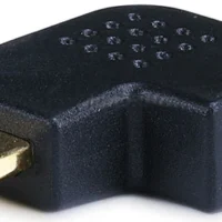 HDMI Right Angle Port Saver Adapter (Male To Female) 90 Deg Vertical Flat Left