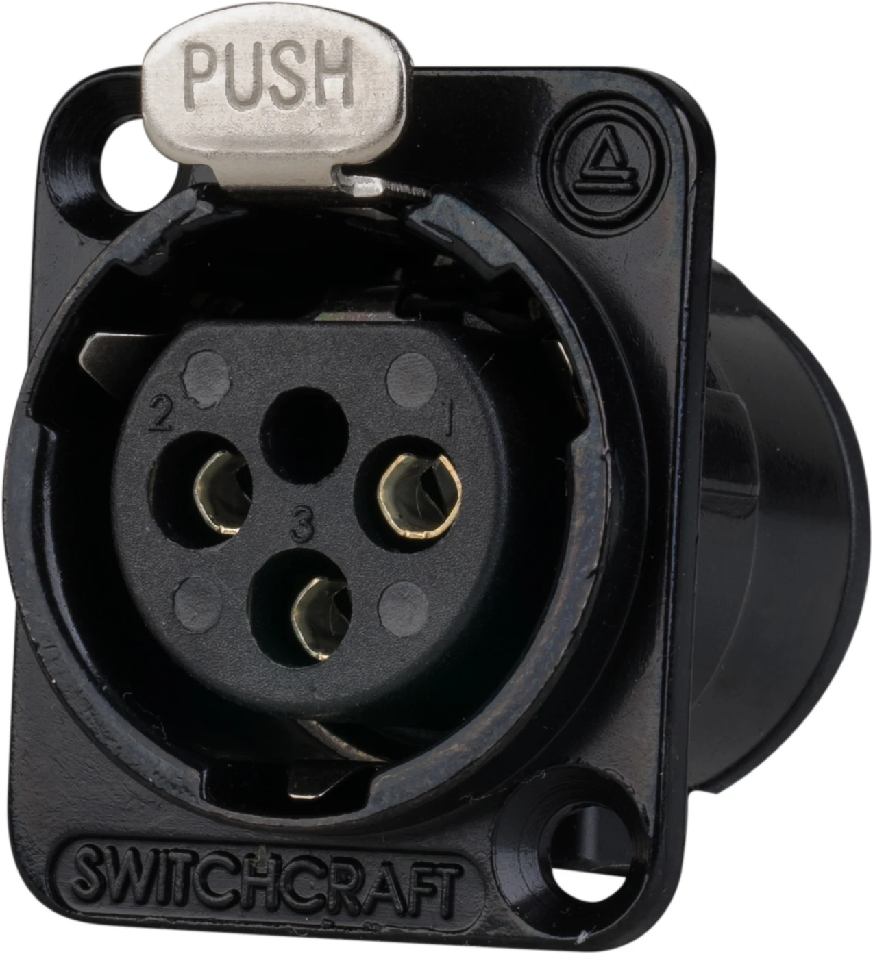 Switchcraft E3FSCB E Series 3 Pin XLR-F Solder Contacts Silver/Black 3 Switchcraft E3FSCB E Series 3 Pin XLR-F Solder Contacts Silver/Black