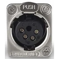 SwitchCraft E-Series 4 Pin XLR - Female Nickel