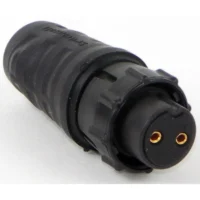 Switchcraft EN3C2F16X EN3 2-position Gold Plated Cable End Watertight Connector - Solder-cup - Female