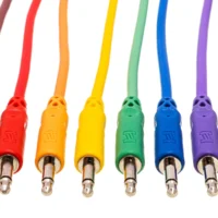 Hosa HOSA-CMM-845 Unbalanced Patch Cables - 3.5mm TS To 3.5mm TS - 1.5 Foot -Neutrik shop HOS CMM 845 2