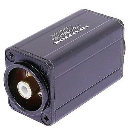 Neutrik NA2BBNC-D9B BNC Jack To RCA Jack - White - Pre-wired 3 Neutrik NA2BBNC-D9B BNC Jack To RCA Jack - White - Pre-wired