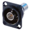 Neutrik NBB75DFIB D-Mount BNC To BNC - Isolated Barrel - Black -Neutrik shop NBB75DFIB