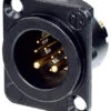 Neutrik NC10MD-LX-B DLX Series 10-Pin Receptacle - Male - Solder - Black/Gold -Neutrik shop NC10MD LX B