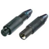Neutrik NC3FM-C-B ConvertCON Unisex 3-Pin Female & Male Convertible Cable End - Black -Neutrik shop NC3FM C B