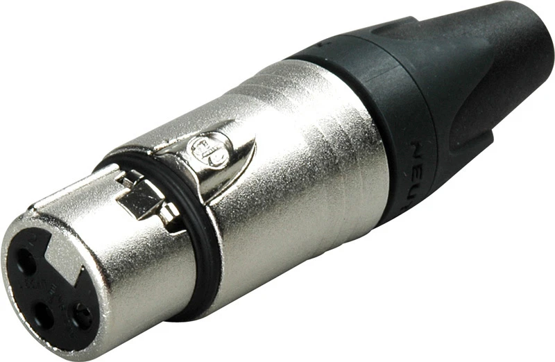 Neutrik NC3FXX-D 3 Pin Female XLR Connector - Nickel/Silver - 100 Pack 3 Neutrik NC3FXX-D 3 Pin Female XLR Connector - Nickel/Silver - 100 Pack