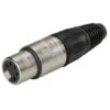 Neutrik NC5FX 5-Pin XLR-F Cable Jack - Nickel Shell & Silver Contacts 2 Neutrik NC5FX 5-Pin XLR-F Cable Jack - Nickel Shell & Silver Contacts -Neutrik shop NC5FX