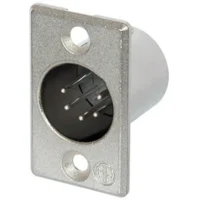 Neutrik NC5MP 5-Pin XLR Male Panel Mount Connector