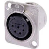 Neutrik NC6FD-L-1 6-Pin XLR Female Panel/Chassis Mount Connector -Neutrik shop NC6FD L 1