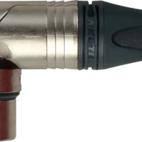 Neutrik NC6FRX 6 Pole Right Angle Female XLR Cable Connector (Nickel/Silver)