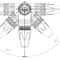 Neutrik NC7FRX-BAG 7 Pin Right Angle Female XLR - Black Metal Housing & Silver Contacts -Neutrik shop NC7FRX BAG 1