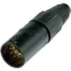 Neutrik NC7MX-B Male 7-Pin XLR Cable Connector - Black -Neutrik shop NC7MX B