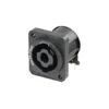 Neutrik NL2MDXX-H-3 Receptacle SpeakON XX Series 2 Pole - PCBH - Rear Mt With A-SCREW-1-8 100pk -Neutrik shop NL2MDXX H 3