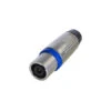 Neutrik NLT4MXX 4 Pole Male Cable Connector - Metal Housing - Chuck Type Strain Relief -Neutrik shop NLT4MXX