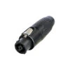 Neutrik NLT8FXX-BAG 8 Pole Female Cable Connector - Metal Housing - Chuck Type Strain Relief - Solder Contacts -Neutrik shop NLT8FXX BAG
