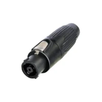 Neutrik NLT8FXX-BAG 8 Pole Female Cable Connector - Metal Housing - Chuck Type Strain Relief - Solder Contacts