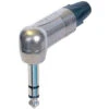 Neutrik NP3RX Stereo Right Angle 1/4in Plug - Nickel Contacts & Silver Shell -Neutrik shop NP3RX