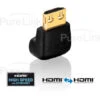 PureLink PI035 HDMI Male To HDMI Female 90 Degree Adapter With TotalWire Technology