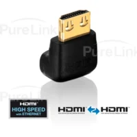 PureLink PI035 HDMI Male To HDMI Female 90 Degree Adapter With TotalWire Technology