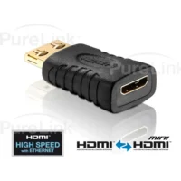PureLink PI050 HDMI Male To Mini HDMI Female Adapter With TotalWire Technology