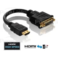 PureLink PI060 HDMI Male To DVI Female Port Saver Adapter With TotalWire Technology
