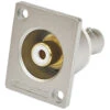 Canare RJ-BCJRU Recessed RCA To BNC Jack Chassis Mount W/White Insert -Neutrik shop RJ BCJRU