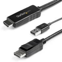 StarTech HD2DPMM3M HDMI To DisplayPort Cable - 4K 30Hz - 9.8 Foot