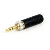 Switchcraft 35HDLBAUS 3.5MM Locking Stereo Plug - Black Handle Gold Plug .175 Cable Opening 2 Switchcraft 35HDLBAUS 3.5MM Locking Stereo Plug - Black Handle Gold Plug .175 Cable Opening -Neutrik shop SW 35HDLBAUS