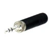 Switchcraft 35HDLBN 3.5MM Locking Stereo Plug Black Handle Nickel Plug - 0.290 Inch Cable Opening -Neutrik shop SW 35HDLBN