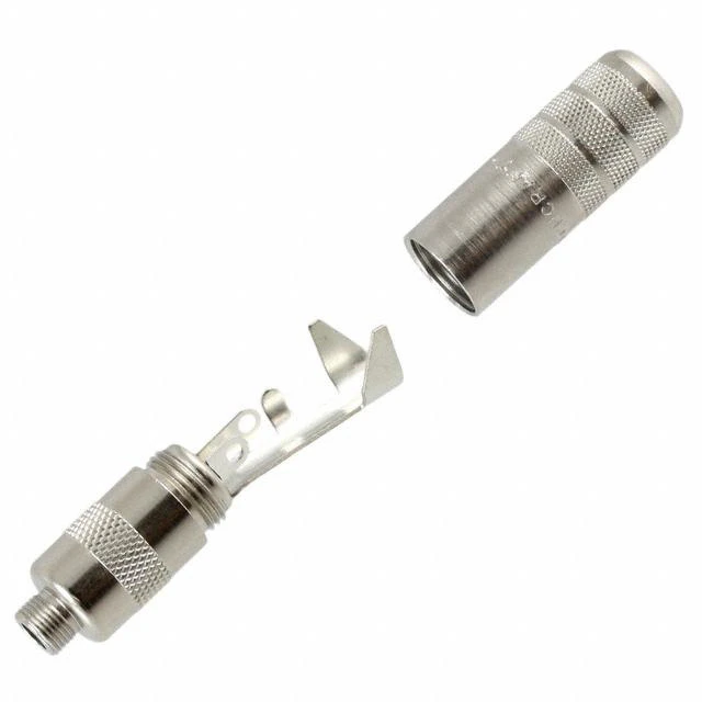 Switchcraft 35LJNS 3.5MM Stereo Cable Mount Extension Jack - Nickel Body / Silver Contacts / .175 In. Opening 4 Switchcraft 35LJNS 3.5MM Stereo Cable Mount Extension Jack - Nickel Body / Silver Contacts / .175 In. Opening - Image 2