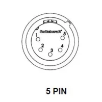 Neutrik shop 9 Switchcraft AAA5MBZ 5 Pin Male Cord Plug