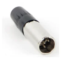 Switchcraft TA4MLX Tini-QG Mini XLR 4 Pin Male Cable Mount -Silver Pins - Nickel