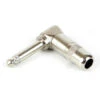 Switchcraft 226L 1/4 Inch 2-Conductor Right Angle Plug - Large Cable 0.323in -Neutrik shop SW226L