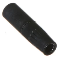 Switchcraft TA3MLBX Mini XLR Male Connector With Large Cable Opening - Black