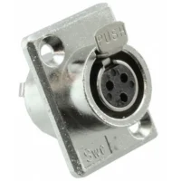 Switchcraft TY3F Tini-QG 3 Pin Panel Mount Female Mini XLR Connector