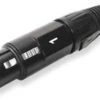 Whirlwind WI3F-BK-1 Female Inline XLR Connector Numbered 1 -Neutrik shop WW WI3F BK 1