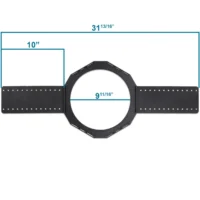 Pre-Construction Bracket For SDX-R80, HDX-R80, And HDX-R65AIM -Neutrik shop brxr80.dims 2.1