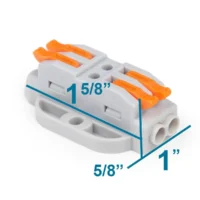 2-in 2-out Snap Lever Cable Connector -Neutrik shop cbl22.dims 2.1