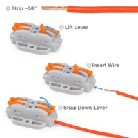 2-in 2-out Snap Lever Cable Connector -Neutrik shop cbl22.mainimage 1.3