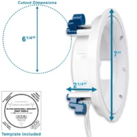 Mount Kit For Echo Dot Gen 1, Gen 2, Or Echo Input -Neutrik shop dotkit2.dims 2.1